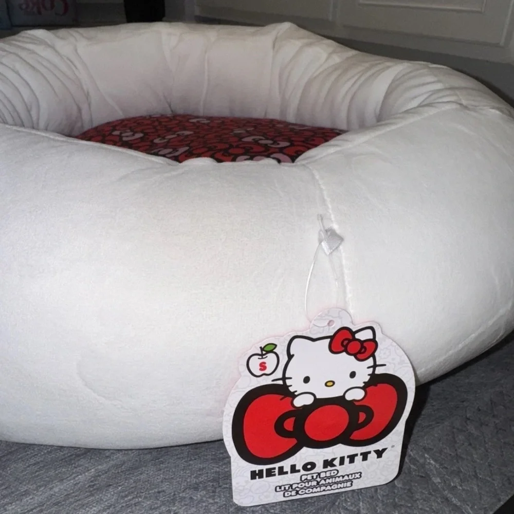 Hello Kitty Sanrio Pet Bolster Bed 20” Jazwares Squishy Washable Removable 2024